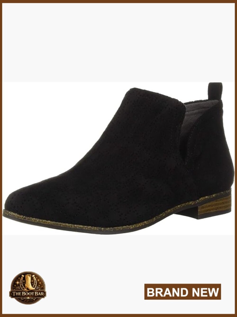 Women's Ankle Booties, Slip-On, Low Wedge Heel, Sustainable Comfort